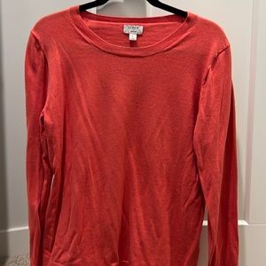 J. Crew Teddie sweater, light orange